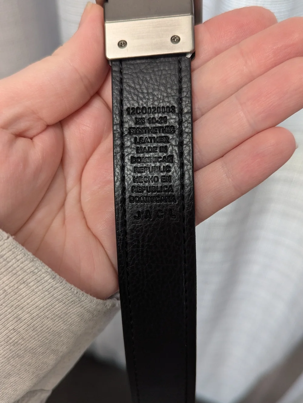 Columbia Kids Reversible Belt Brown Black Silver Buckle XS Adjustable NWT
